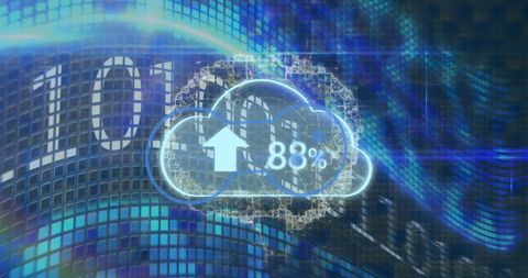 Digital Cloud Storage and Data Processing Concept - Download Free Stock Images Pikwizard.com