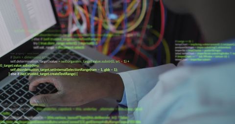 Innovative Engineer Coding in Tech Server Room - Download Free Stock Images Pikwizard.com