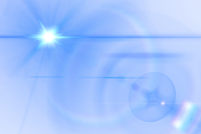 Abstract Transparent Shape with Lens Flare Effect on Blue Background - Download Free Stock Videos Pikwizard.com