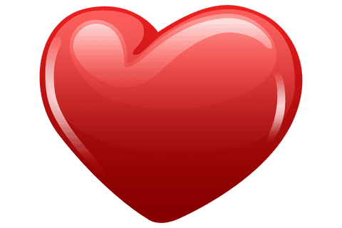 shiny red heart on transparent background glossy icon - Download Free Stock Videos Pikwizard.com