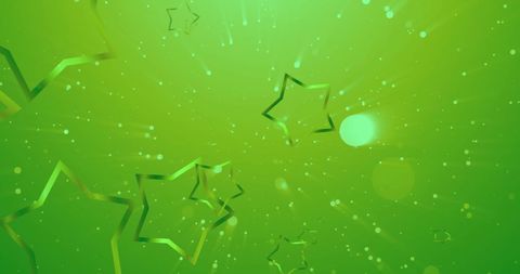 Festive Green Starburst Background