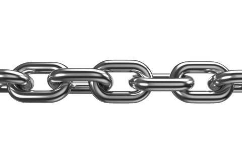 shiny silver chain link close-up on transparent background - Download Free Stock Videos Pikwizard.com