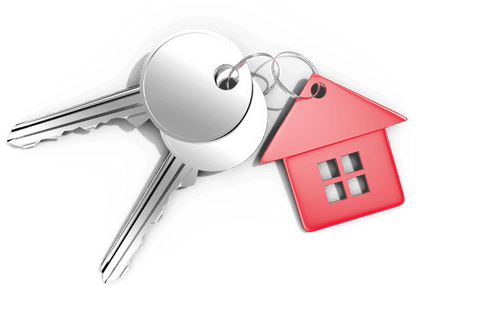 transparent house keys with red home shaped key ring - Download Free Stock Videos Pikwizard.com