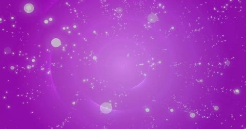 Abstract light circles on vibrant purple background