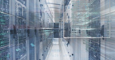 Digital Communications in Advanced Data Center - Download Free Stock Images Pikwizard.com