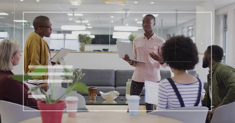 Diverse Team in Collaborative Business Meeting Setting