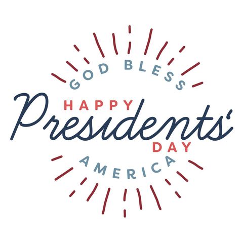 Happy Presidents' Day Celebration Typography Design - Download Free Stock Templates Pikwizard.com