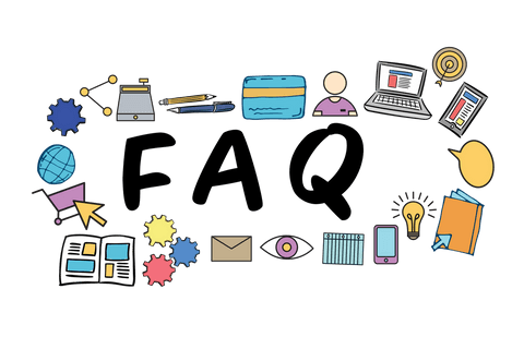 Transparent Illustration with FAQ Text Surrounded by Colorful Icons - Download Free Stock Videos Pikwizard.com