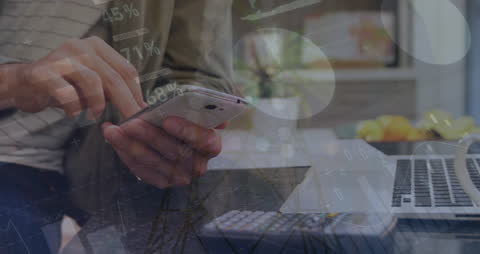 Analyzing Financial Data on Smartphone with Technology Overlay