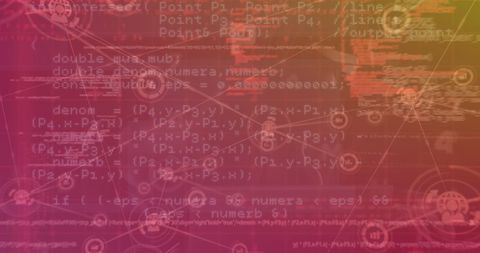 Digital Code and Network Connectivity with Data Algorithm Display - Download Free Stock Images Pikwizard.com