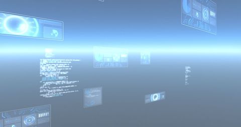 Digital Interface with Data Processing and Scopes - Download Free Stock Images Pikwizard.com
