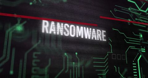 Ransomware Concept on Digital Interface Background - Download Free Stock Images Pikwizard.com
