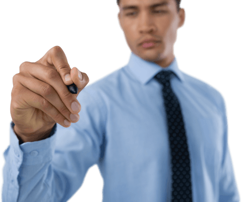 Businessman Using Stylus On Transparent Interface - Download Free Stock Videos Pikwizard.com
