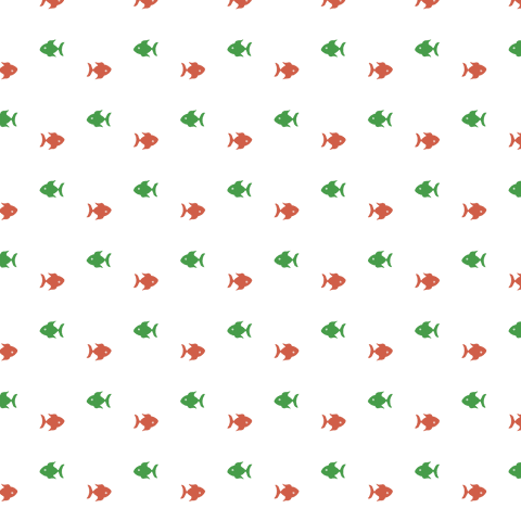 red green fish pattern on transparent background - Download Free Stock Videos Pikwizard.com