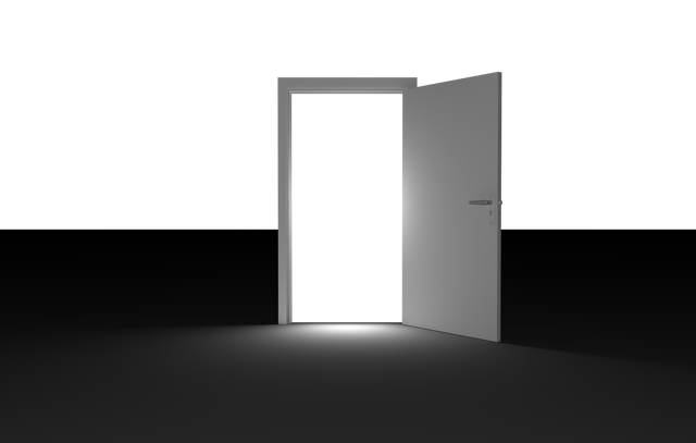 Open Door Illustration with Transparent Background in Dark Setting - Download Free Stock Videos Pikwizard.com