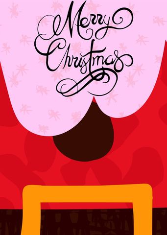 festive merry christmas santa hat design illustration - Download Free Stock Templates Pikwizard.com