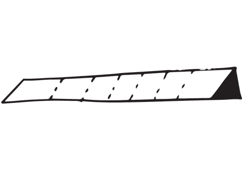 geometric transparent ruler shape with black outline - Download Free Stock Videos Pikwizard.com