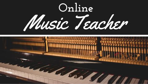 online music education with piano instruction focus - Download Free Stock Templates Pikwizard.com