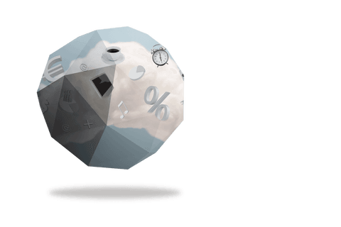 Abstract Transparent Sphere with Technology and Business Icons - Download Free Stock Videos Pikwizard.com