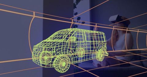 Virtual reality automotive design experience at home