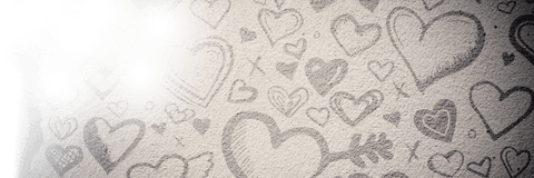 Transparent pencil heart illustration background