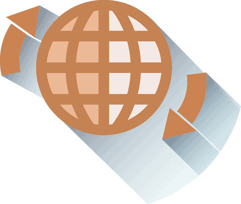 Transparent Globe with Arrows and Grid Design Illustration - Download Free Stock Videos Pikwizard.com