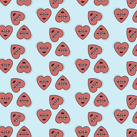 Playful Heart Faces on Transparent Background for Celebrations - Download Free Stock Videos Pikwizard.com