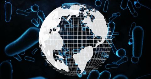 Global Pandemic Conceptual Art with Virus Elements - Download Free Stock Images Pikwizard.com