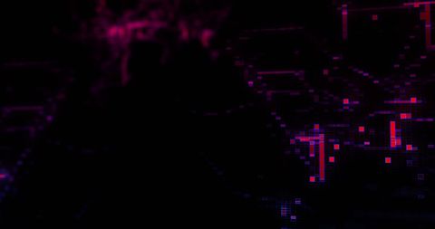 Abstract Dark Digital Interface with Moving Shapes - Download Free Stock Images Pikwizard.com