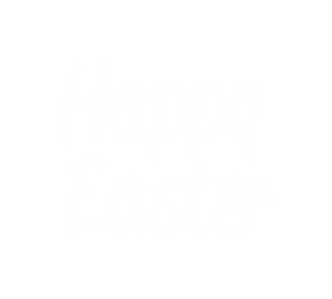 Happy Easter Text on Transparent Background Design Vector - Download Free Stock Videos Pikwizard.com