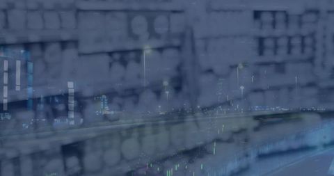 Digital Financial Data Over Retail Store Shelves