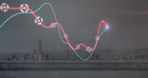 Statistical Data Analysis over Urban Cityscape Background - Download Free Stock Images Pikwizard.com