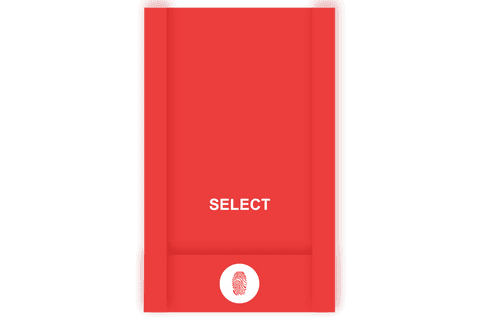 digital fingerprint indicator with selection text on transparent background - Download Free Stock Videos Pikwizard.com