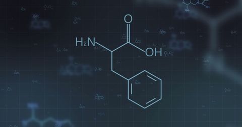 intricate molecular structure on digital grid background - Download Free Stock Images Pikwizard.com