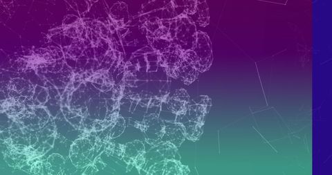 Abstract Network Connections with Gradient Background - Download Free Stock Images Pikwizard.com