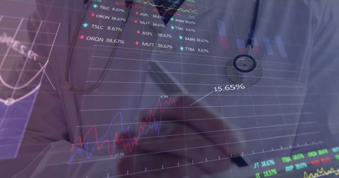 healthcare innovation with financial data and technology integration - Download Free Stock Images Pikwizard.com