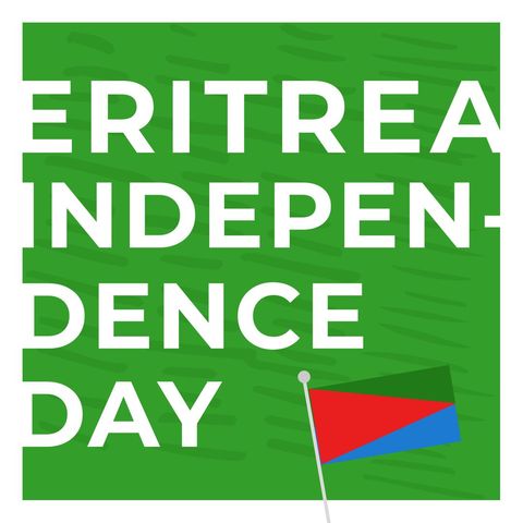 eritrea independence day celebration banner with flag - Download Free Stock Templates Pikwizard.com
