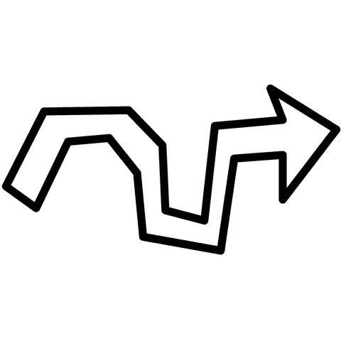 black geometric right arrow icon on transparent background - Download Free Stock Videos Pikwizard.com