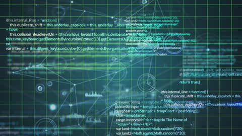 Digital Network Connections with Light Trails and Data Algorithms
