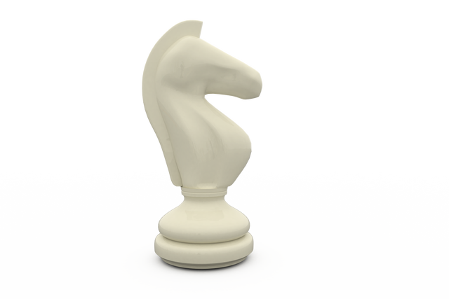 White Chess Knight on Transparent Background - Download Free Stock Videos Pikwizard.com