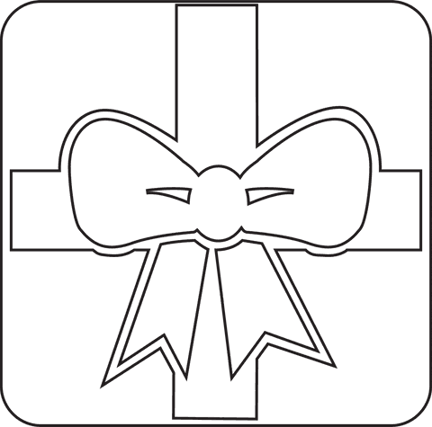 transparent gift box outline with decorative bow - Download Free Stock Videos Pikwizard.com