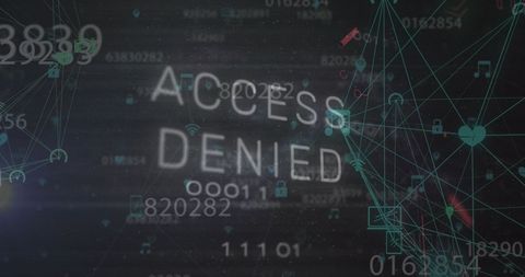 Access Denied Cybersecurity Digital Network Concept - Download Free Stock Images Pikwizard.com