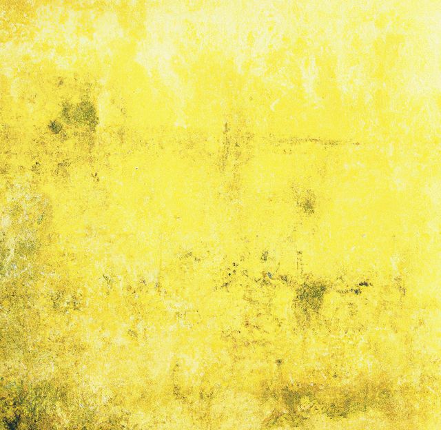 Close up of yellow backrgound with multiple shapes. Grunge background, design, pattern and colour concept.