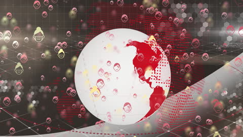 Animated Depiction of Global COVID-19 Pandemic with Digital Data