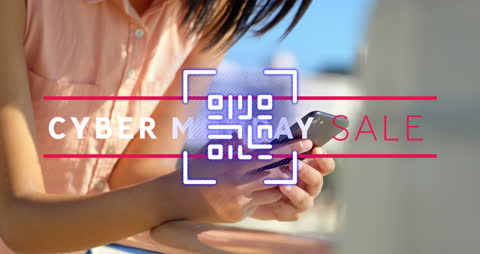 Cyber Monday Online Shopping Smartphone Connection