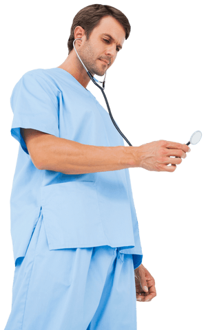 transparent surgeon with stethoscope performing medical examination - Download Free Stock Videos Pikwizard.com