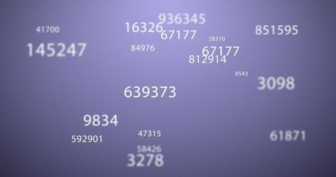 Dynamic Changing Numbers on Purple Background Visualization - Download Free Stock Images Pikwizard.com