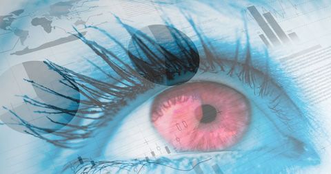 Digital Eye Overlapping Global Data and Analytics Interface - Download Free Stock Images Pikwizard.com