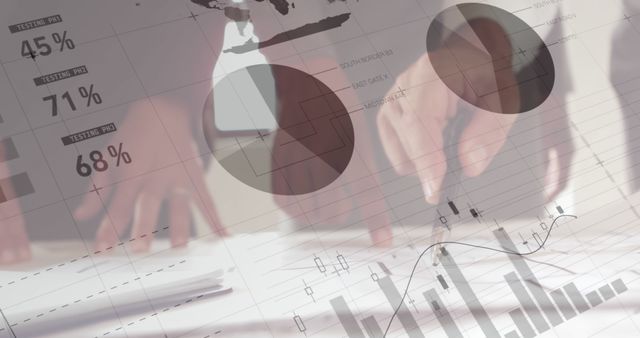 Business Analysis at Work Desk with Charts and Graphs Overlay - Download Free Stock Images Pikwizard.com