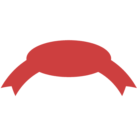 Red Badge Illustration with Blank Ribbon on Transparent Background - Download Free Stock Videos Pikwizard.com